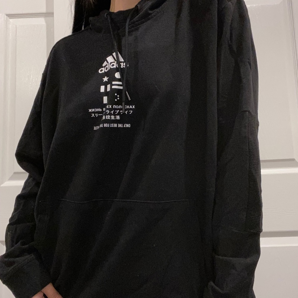 Adidas black hoodie